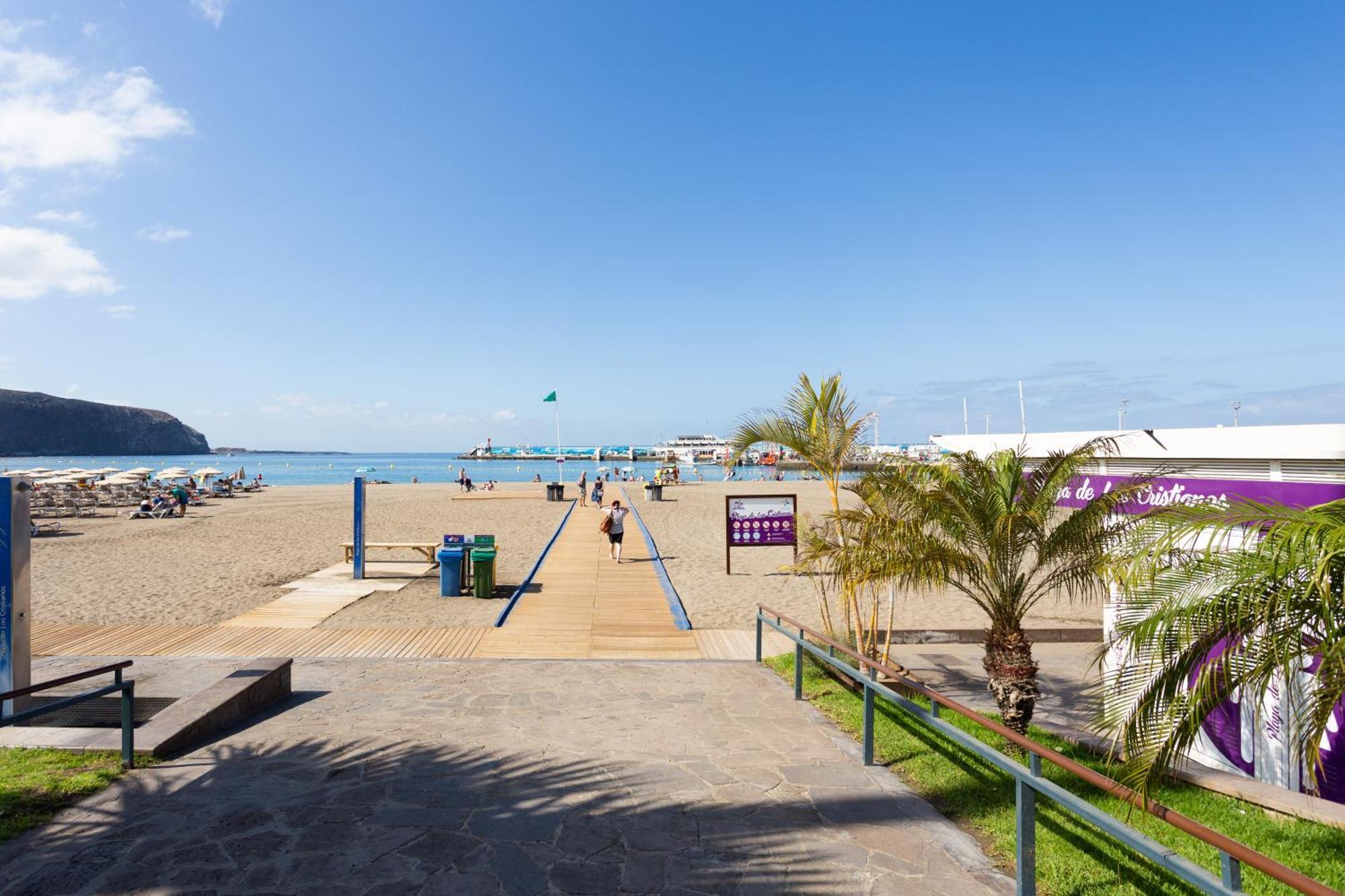 Classbnb - Seafront Studio With Beach View In The Center Of Los Cristianos Los Cristianos  Exteriér fotografie